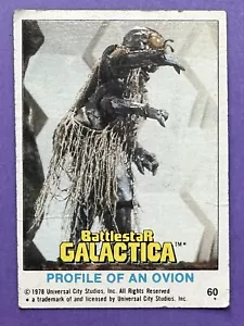 BattlestaR Galactica Profile of an Ovion #60 1978/Universal Studios - Imagen 1 de 4