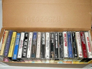 20 Cassettes Box-James Gang,Lou Reed,10cc,The Beach Boys,Beau Brummels,Bob Dylan - Picture 1 of 11