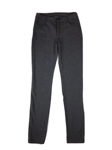 Athleta Skinny Pant Ponte Knit Womens Size 4 Inseam 30" Charcoal Gray - Picture 1 of 9
