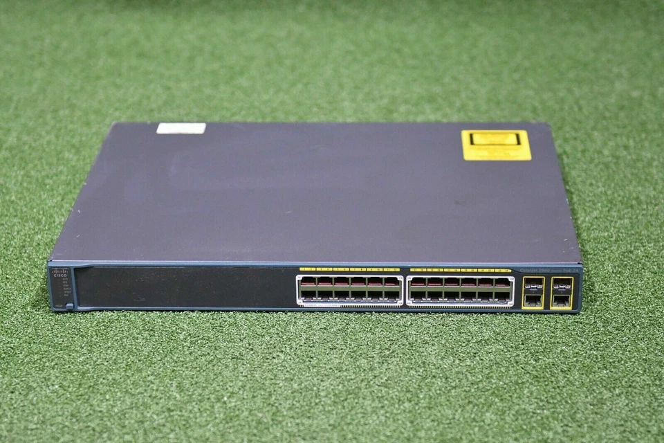 Cisco WS-C2960-24PC-S 2960 24 Ports PoE Fast Ethernet Network Switch - 1YrWty  - Image 1 of 1