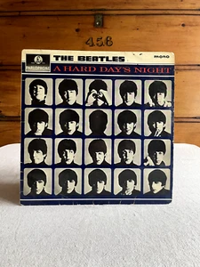 THE BEATLES - A HARD DAYS NIGHT - 12" LP VINYL RECORD - 1st PRESSING 1964 - Picture 1 of 9