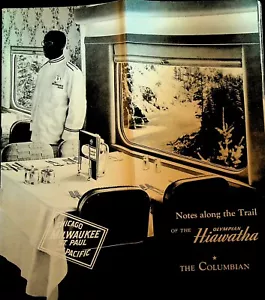 Notes Along the Trail of Olympian Hiawatha The Columbian Train Railroad 1940s - Picture 1 of 3
