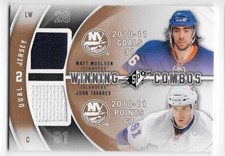 11/12 SPx WINNING COMBOS DUAL GAME JERSEY Hockey (#WCAP-WCZF) U-Pick From List
