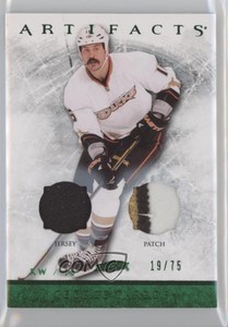 2012-13 Upper Deck Artifacts Emerald Jersey/Patch /75 George Parros #29 Patch