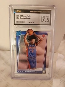 2021 Panini Donruss Optic #161 Cade Cunningham CGC7.5 Rookie NM - Picture 1 of 2