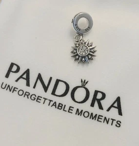 Pandora Sparkling Sun Dangle Charm - Picture 1 of 2