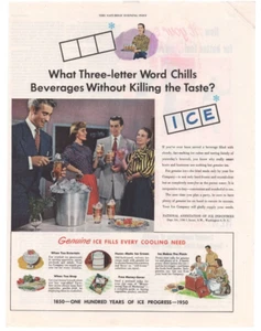 National Assoc of Ice Industries Magazine Advertisement 1950s Vintage Original - Picture 1 of 6
