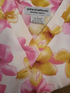 natural uniforms Scrub Top, New Size Large - Picture 1 of 5