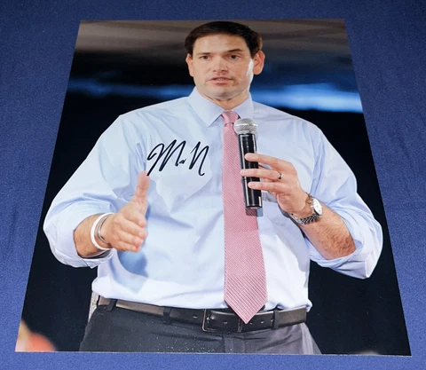 MARCO RUBIO SIGNED 8X10 PHOTO US SENATOR FLORIDA REPUBLICAN AUTOGRAPH Cover