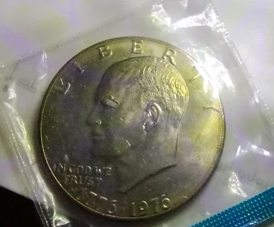 1776-1976 P BICENTENNIAL $1.00 EISENHOWER UNCIRCULATED OUT OF MINT SET  IN962 - Image 1 of 4