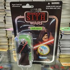 Star Wars 2010 VINTAGE COLLECTION ROTS Darth Sidious  FOIL VC12 CASE FRESH