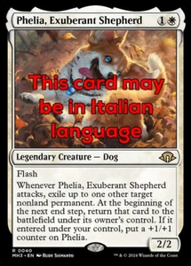 MTG PHELIA, EXUBERANT SHEPHERD EXC - PHELIA, GUIDA ESUBERANTE 40 - MH3 - MAGIC - Picture 1 of 1