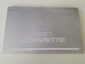 1987 Corvette Owners Manual Chevy Owner User Instruction Guide Book - Picture 1 of 3