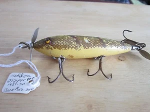 VINTAGE HEDDON FLIPPER #140 HOLZKÖDER 1927 SELTEN - Bild 1 von 4