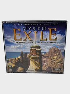 Myst III: Exile (Windows PC & Mac 2001) 4 Disc - Ubi Soft Myst 3 With Manual - Picture 1 of 8