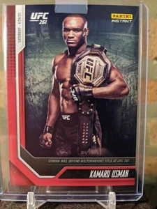 2021 Panini Instant UFC #5 Kamaru Usman /796 - Picture 1 of 2