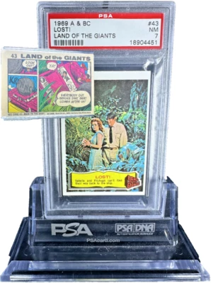 Land of the Giants © A&BC 1969 LOST! #43 NEAR MINT 7 - Vintage garno PSA - Image 1 of 4