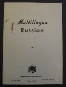 "Multilingua Russian" Study Book - 1959 - Imagen 1 de 7