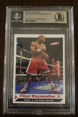 Floyd Mayweather Jr. Auto Signed 2008 SI For Kids Card 240 Becket Slabbed GOAT - Image 1 of 4