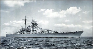Giant 1/144 Scale German Battleship Bismark Plans and Templates - Picture 1 of 2