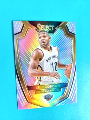 2014-15 PANINI SELECT ERIC GORDON 116 SILVER PRIZM PARALLEL NEW ORLEANS PELICANS - Image 1 of 2