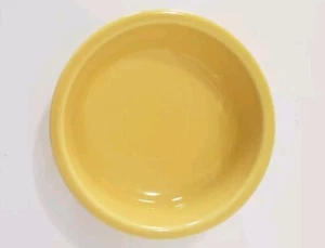 Vintage Homer Laughlin Fiestaware Yellow 5 1/2" Fruit/Cereal Bowl Used Good - Picture 1 of 3