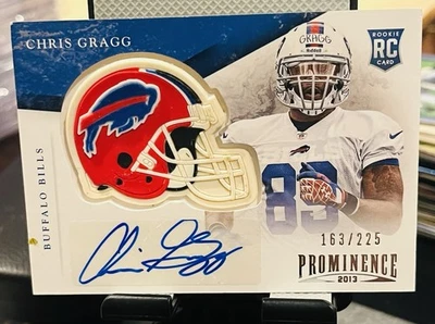 2013 Panini Prominence - Chris Gragg #112 Rookie Helmet Signatures #163/225 Auto - Image 1 of 2