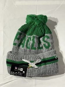 Philadelphia Eagles New Era Knit Beanie - Kelly Green On-Field Edition NWT - Picture 1 of 7