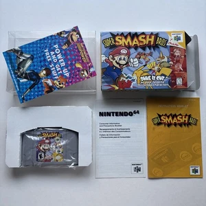 Super Smash Bros Nintendo 64 N64 Completo En Caja CIB Auténtico Juego Variante Rara - Imagen 1 de 20