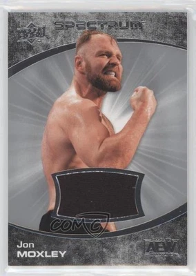 2021 Upper Deck AEW Spectrum Memorabilia Jon Moxley #55 Rookie RC - Image 1 of 2