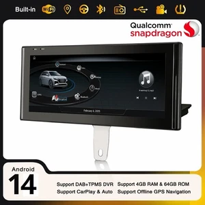 10,25" Android 14 DAB+ Autoradio für Audi Q3 Navi CarPlay 64GB 8 Kerne WiFi USB - Bild 1 von 24