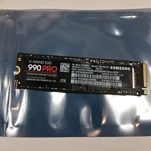 Samsung 2280mm 990 Pro 2TB M.2 NVMe Gen 4.0 x 4 SSD MZ-V9P2T0 - Picture 1 of 2