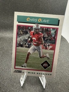 Chris Olave 2022 Panini Score 1992 Throwback Rookie RC INSERTO n. TB10 - Foto 1 di 2