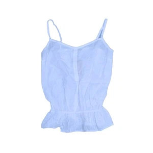Sisley Women's Blouse S White 100% Cotton - Picture 1 of 4