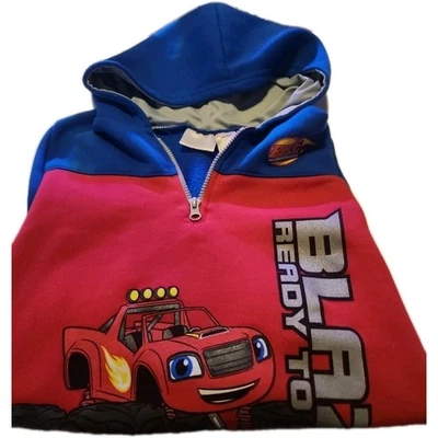 Sudadera con capucha Blaze and the Monster Machines polar media cremallera para niño talla 8 Foto 1 de 4