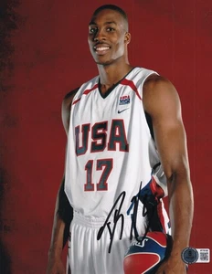 DWIGHT HOWARD signed (TEAM USA) Dream Team Basketball 8X10 photo BECKETT BT78198 - Picture 1 of 1