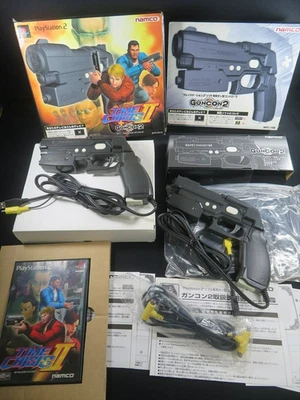 ps2 guncon 2 Time crisis 2 gun controller sony playstation game Japan games jpn - Image 1 of 4