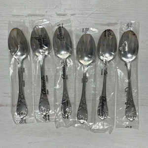 Christofle Coffee Spoon Set Of 6, Marly Silver Coated - Picture 1 of 8
