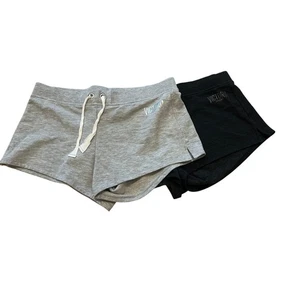 BUNDLE Women’s Victoria Sport Booty Shorts Activewear Size Medium Gray Black - Picture 1 of 5