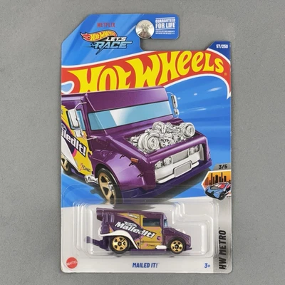 ¡Hot Wheels 2025 enviado por correo! TREASURE HUNT HW Metro 3/5 57/250 púrpura Foto 1 de 4