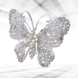 1PC Exquisite Fashion Brooch Attractive Design Breastpin Elegant Rhinestone - Picture 1 of 11