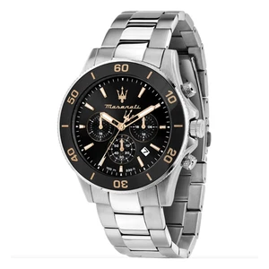 Orologio al Quarzo Maserati Chrono Competizione Line Quadrante Nero R8873600003 - Picture 1 of 7