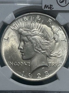 1923 Peace Dollar, NGC MS64, Free Shipping - Picture 1 of 3