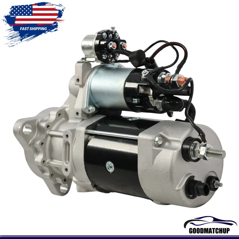 12V 11T 39MT STARTER FOR HEAVY DUTY TRUCKS REPLACES DELCO 8200308 - Image 1 of 4