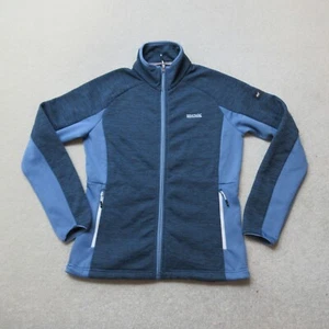 Regatta Jacket Fleece Womens UK 10 Blue Full Zip Outdoors Casual EU 36 NWOT - Picture 1 of 7