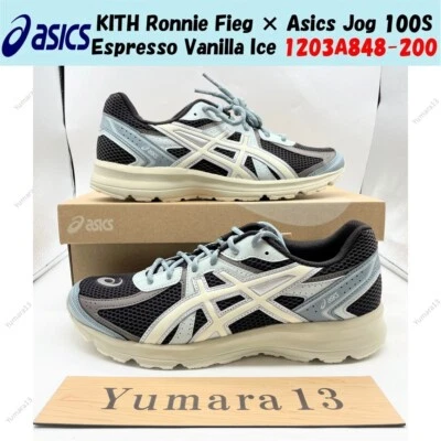KITH Ronnie Fieg × Asics Jog 100S Espresso Vanilla Ice 1203A848-200 Men's Size - Imagen 1 de 4