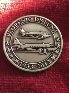Florenio De Luca Memorial Coin Brass MINT - Picture 1 of 2