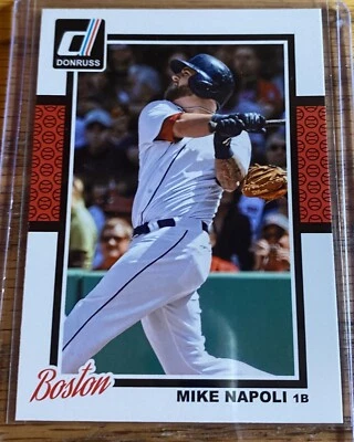 2014 Donruss #80 Mike Napoli Boston Red Sox MLB Baseball - Image 1 of 2