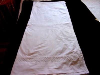 Nobility White with Silver Embroidered Dots Queen Flat Sheet - Image 1 of 4