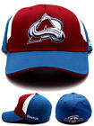 Colorado Avalanche Reebok Adidas New Blue Burgundy Era Flex Fit Fitted Hat Cap